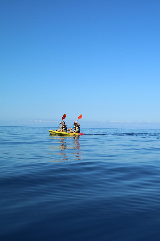 Pollença: Kayak and Coasteering Cliff Jumping