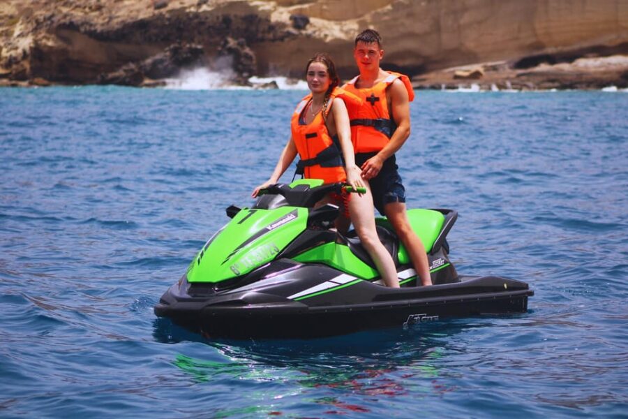 Puerto Colón: Kawasaki Jet Ski Tour Along Tenerifes Coast - Tour Overview and Pricing