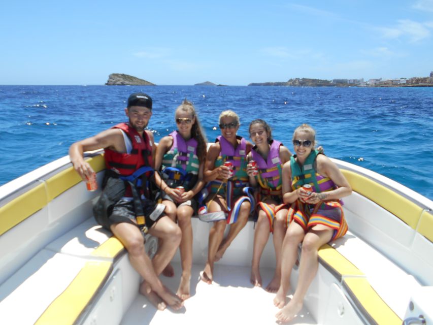 Santa Eulària Des Riu: Parasailing Boat Cruise With Drinks