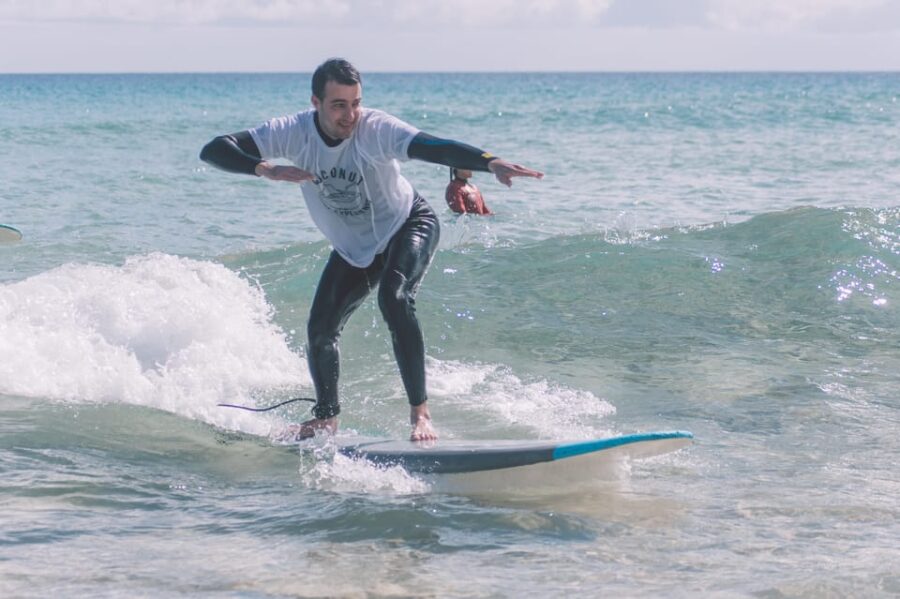 Surf Lessons in Small Groups for All Levels