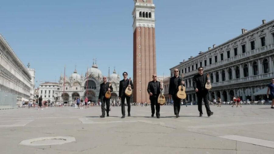 Venice: Concert Byi Mandolinvenice Quartet in St. Georges Church.