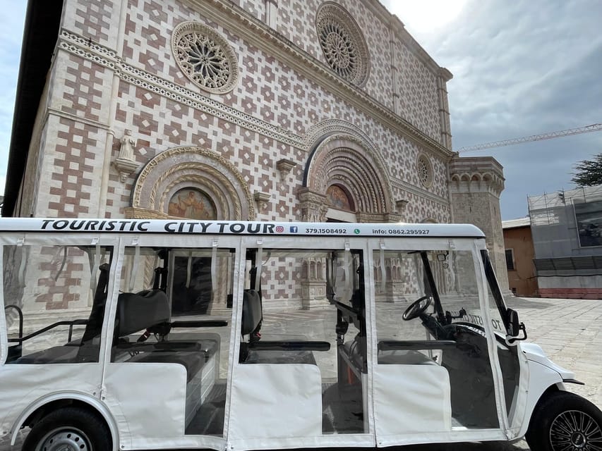 Laquila: Electric Shuttle City Tour With Local Guide