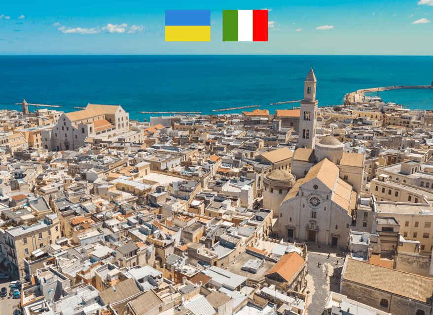 Tour Into the Old Town of Bari With Ukrainian Language