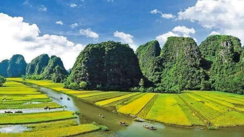 Hanoi: Ninh Binh - Halong on Land: Hoa Lu, Tam Coc, Mua Cave - Enjoying the Buffet Lunch