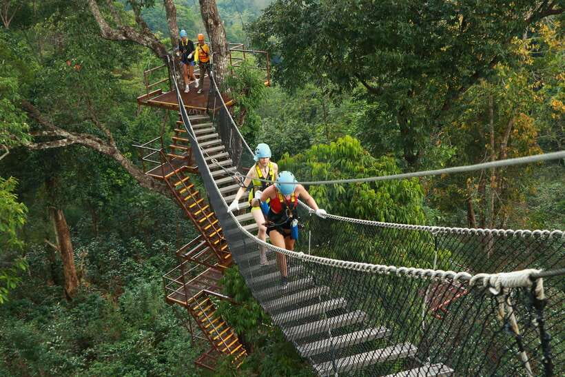 Chiang Mai: Zipline Adventure With Buffet Lunch and …