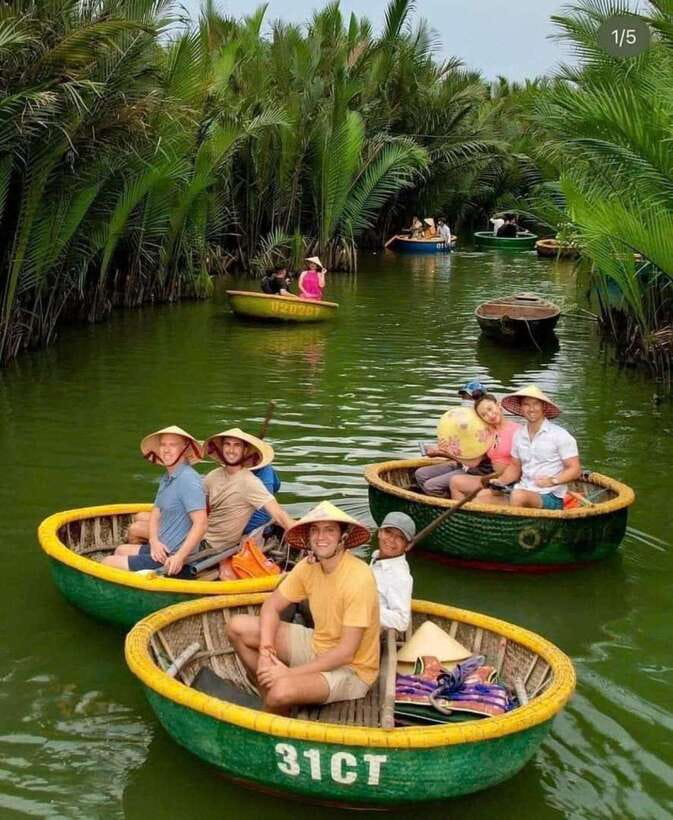 Exploring the Waterways – Cam Thanh Coconut -Lantern Making