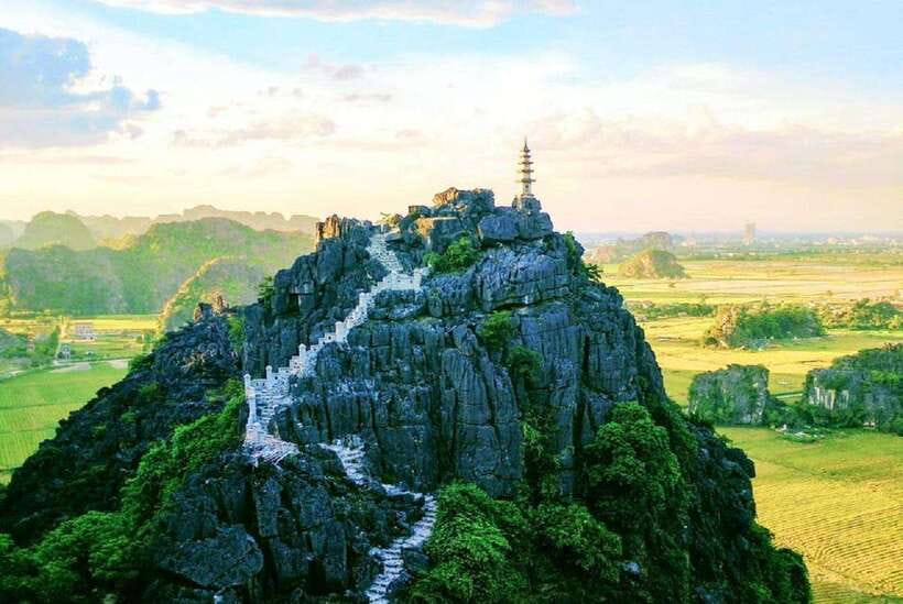 From Hanoi: Trang An Boat, Bai Dinh Pagoda, & Mua Cave Tour