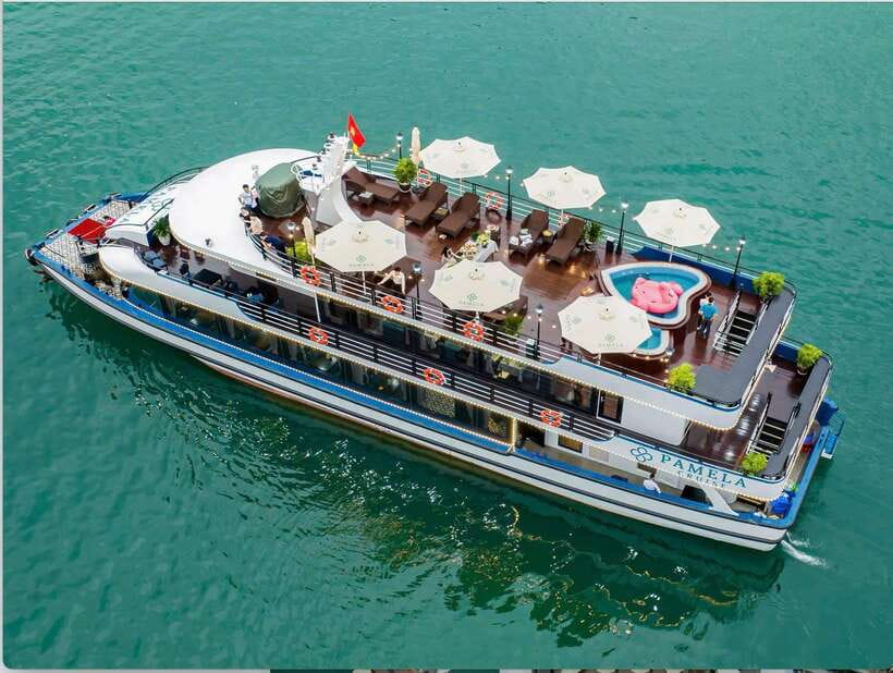 Ha Long Day Cruise- Nice Boat With Kayaking & Jacuzzi Pool