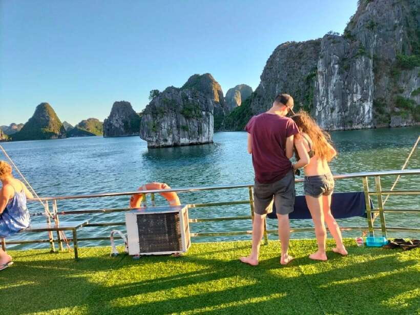 Hanoi: Full-Day Halong Bay Cruise With Swimming & Kayak Tour - Overview of the Full-Day Halong Bay Cruise
