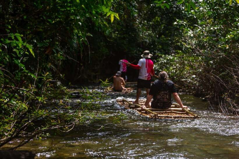 Khao Lak: Half Day Bamboo Rafting Tour With Lunch - Itinerary