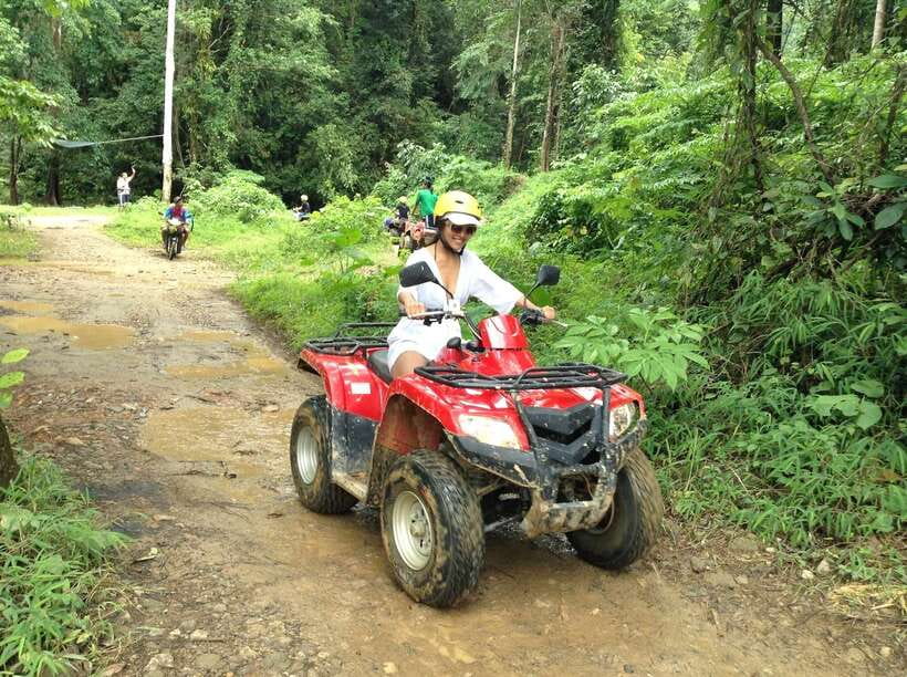 Khao Lak: White Water Rafting, Zipline and Elephant Feeding