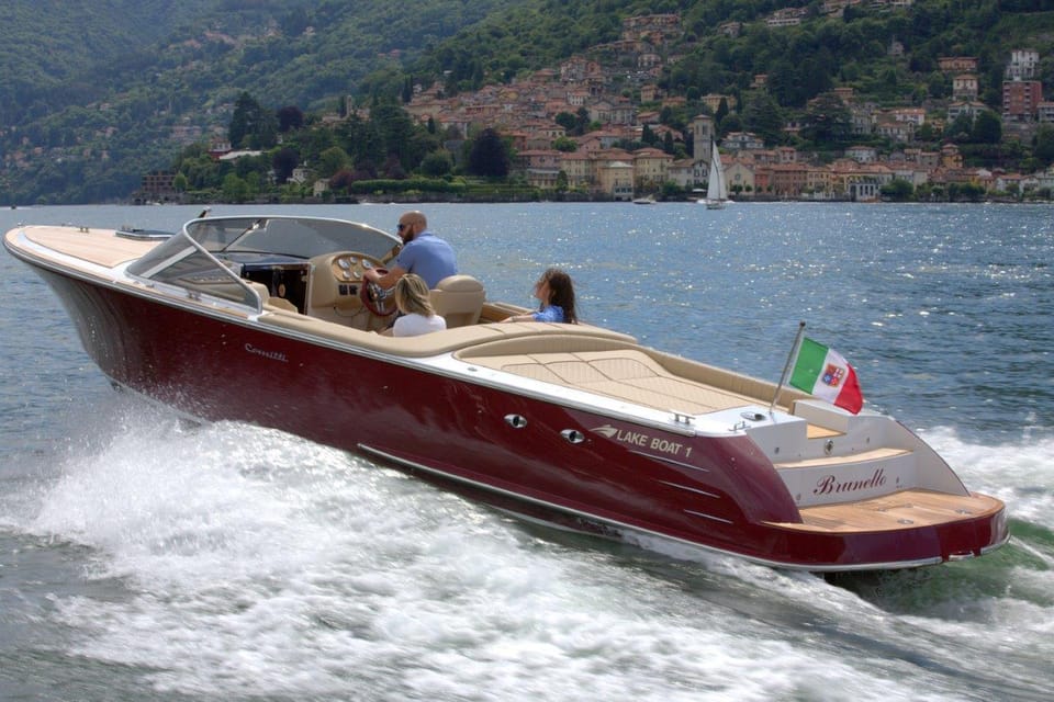 2 hour tour: Luxury motorboat for tours on Lake Como - The Itinerary in Detail