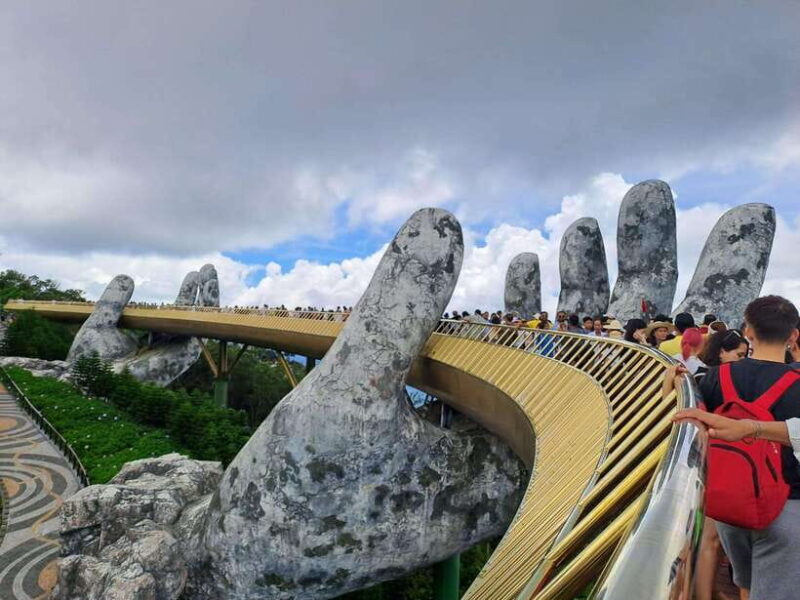 Bana Hills & Golden Hand Bridge Private Tour - Exploring the Golden Hand Bridge