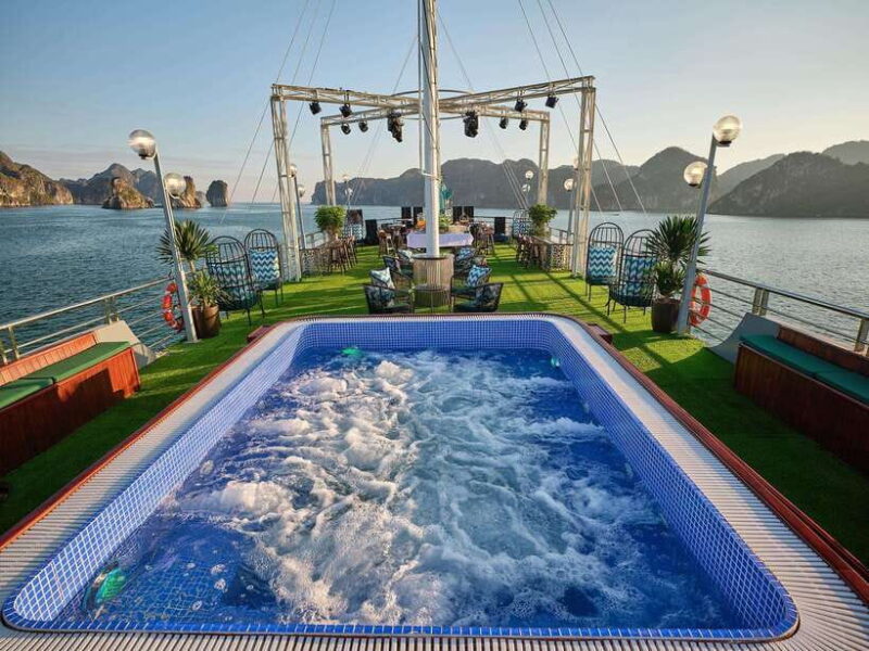 Ha Long Bay Luxury Day Cruise With Buffet Lunch - Dining on Board: Buffet Lunch Details
