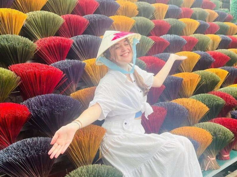 Hanoi: Incense, Hat, Lacquer Making & Train Street Full-Day - Cultural Significance of Incense and Conical Hats