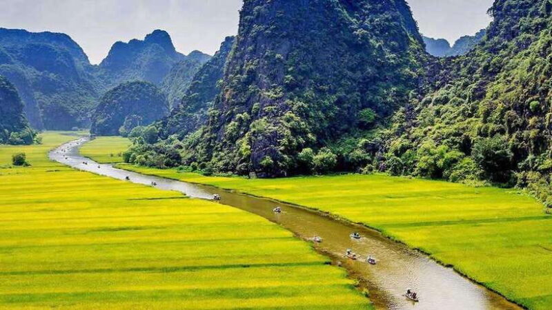 Hanoi: Ninh Binh - Halong on Land: Hoa Lu, Tam Coc, Mua Cave - Scenic Boat Trip in Tam Coc