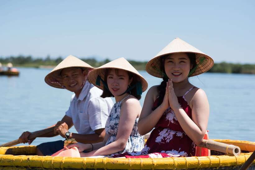 Hoian/Danang: Eco Cooking Class, Cruise Trip, Basket Boat