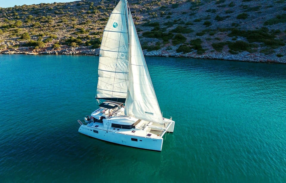Agios Nikolaos: Spinalonga PM Catamaran Cruise with Dinner - The Water and Water Activities