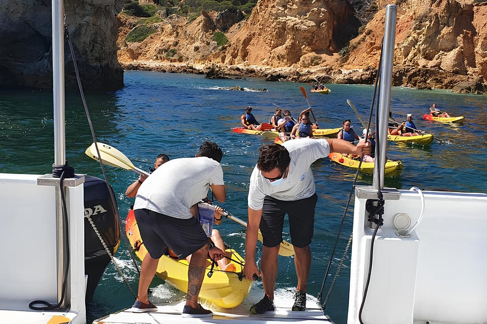 Albufeira Marina: Benagil Cave to Marinha Beach Kayak Tour - Authentic Experiences and What Travelers Say