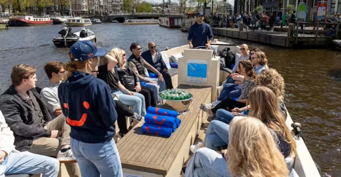 Amsterdam: City Highlights Small Boat Canal Cruise with host - Itinerary Breakdown
