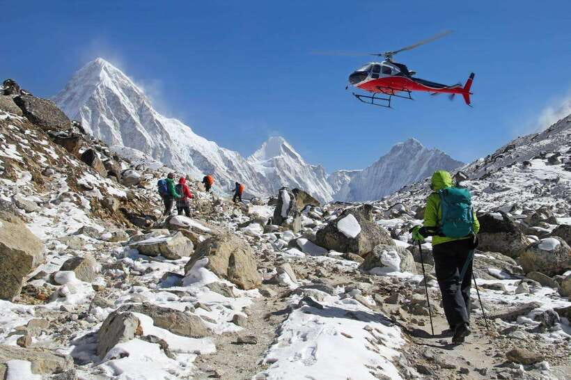 Annapurna base camp helicopter tour - The Flight: From Pokhara to Annapurna Base Camp