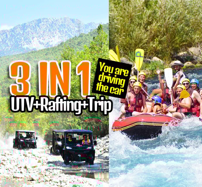 Antalya Wild Rover Different UTV + RAFTING Safari - Whats the Value?