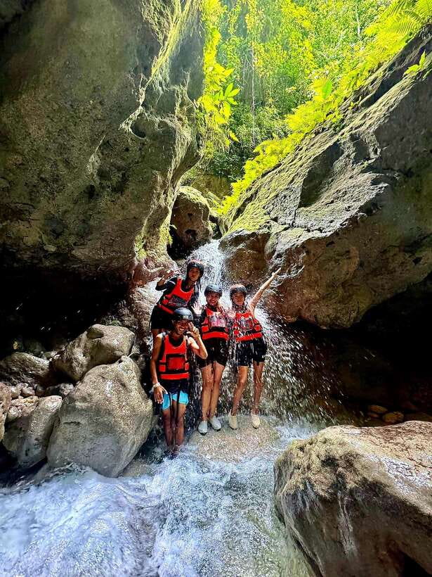 Badian: Kawasan Falls Canyoneering Tour  Direct Entry - The Itinerary in Detail