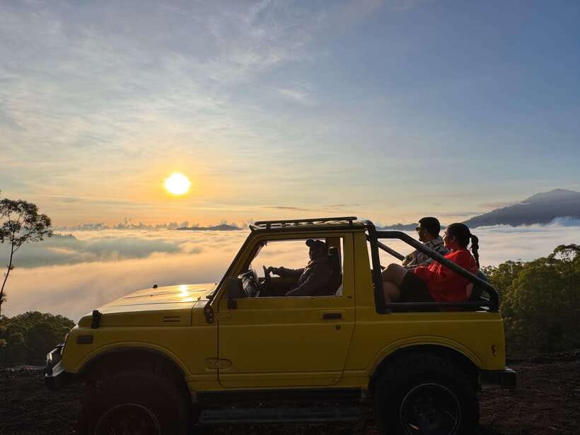 Bali : Private Sunrise Jeep Tour and Hot Spring All Include - The Morning Journey: From Hotel to Sunrise Point