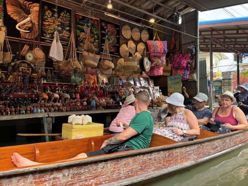 Bangkok: Damnoen Saduak Floating Market & Train Market Tour - Key Points