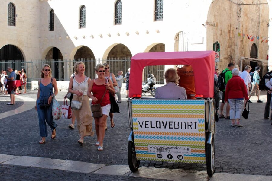 Bari: Old Town Guided Eco-Friendly Rickshaw Tour - Booking Information