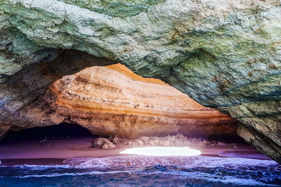 Benagil: Benagil Caves and Secret Spots Guided Kayaking Tour - Itinerary Breakdown