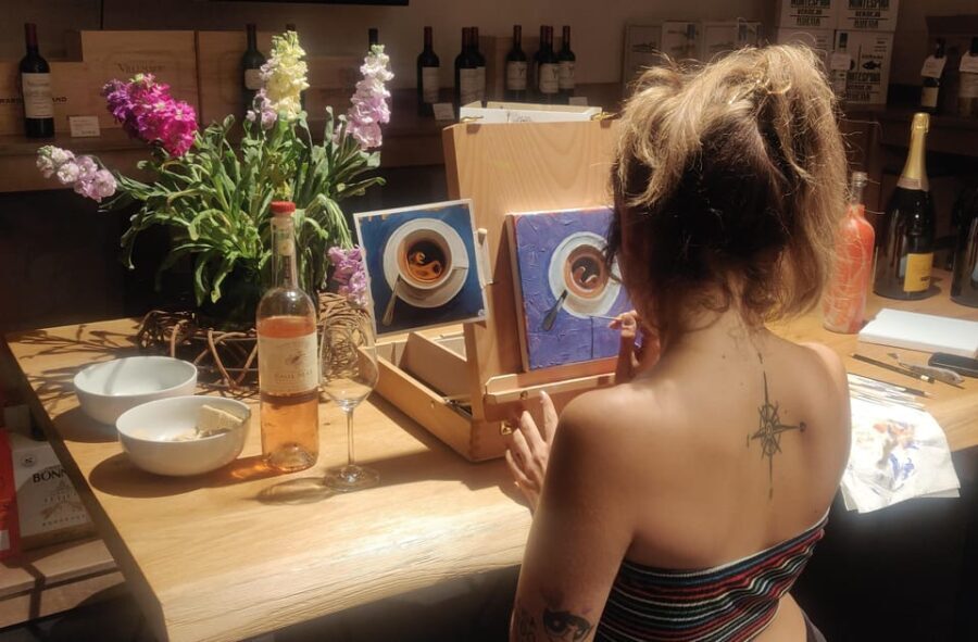 Berlin: Wine on Canvas - Paint Workshop and Wine Tasting - What to Expect During the Workshop