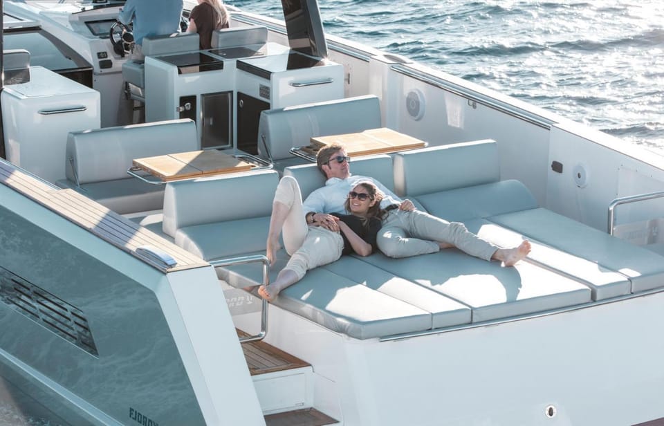 Caldera Private Cruise with Luxury Fjord 52 Motor Yacht - Dining with a View: Greek Taverns & Local Flavors