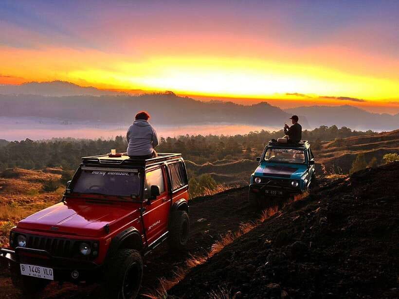 Combo Mount batur jeep + trekking to the summit - The Itinerary Breakdown