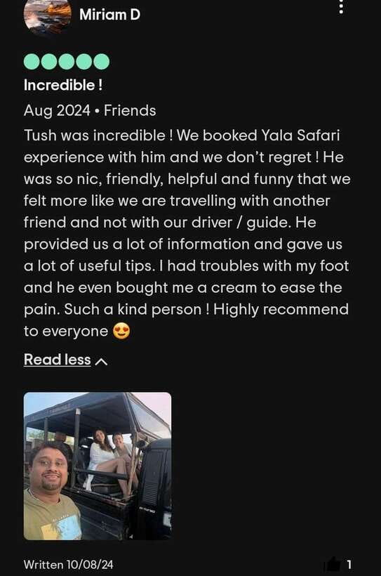 From Ella: Shuttle to Tangalle/Mirisa/Galle with Yala safari - The Scenic Drive to Yala