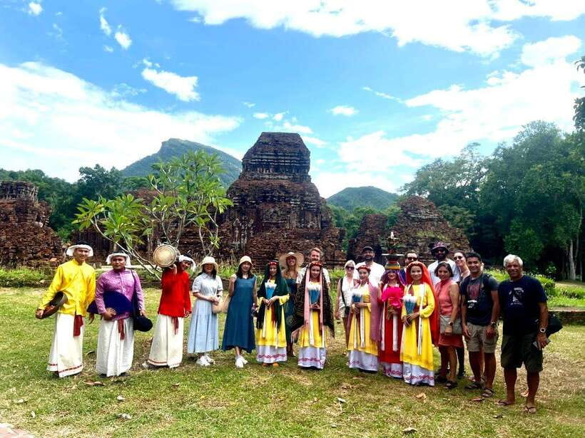 From Hoi An : Cam Thanh Cooking Class & My Son Heritage Tour - Market Visit Experience