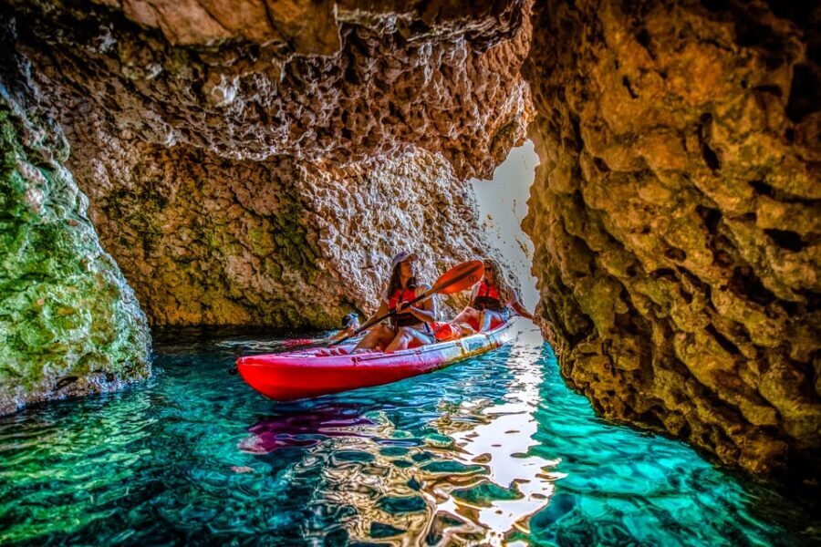 From Metajna/Novalja: Pag Bay Guided Sea Kayaking Tour - The Itinerary in Detail
