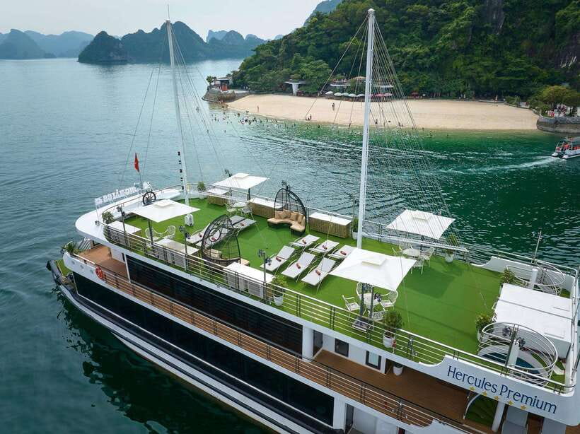 Hercules Ha Long Bay New Cruise From Hanoi With Limousine - Itinerary Details