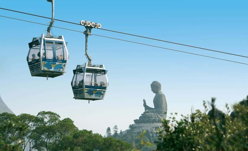 Hong Kong: Lantau Big Buddha Tour with Cable Car - The Cable Car Experience