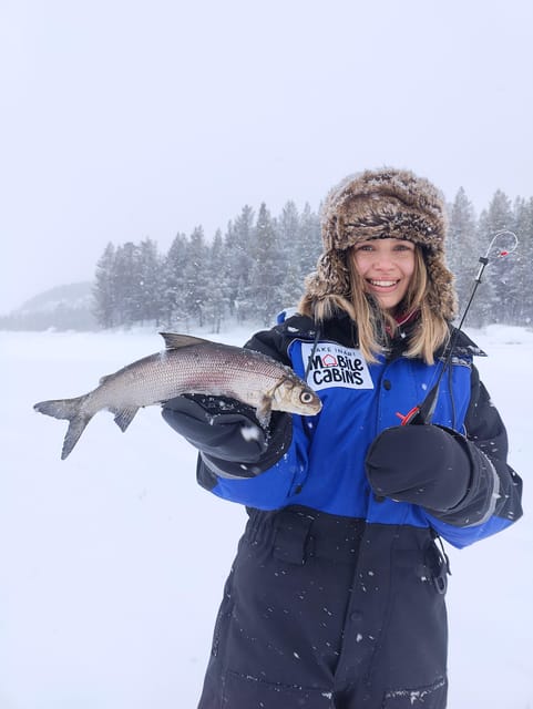 Inari: 2 hour Ice Fishing at Lake Inari - The Transportation & Logistics