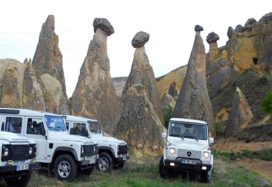 Jeep safari tour in Cappadocia through fairy chimneys - The Sum Up