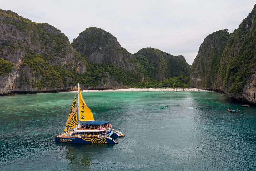 Krabi: Phi Phi Island Luxury Sunset Cruise by Meka Catamaran - Itinerary and Highlights of the Cruise