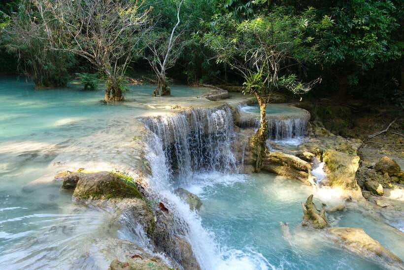 Kuang Si waterfall & Tree house - The Journey Back and Additional Stops