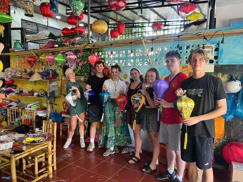 Lantern Making and Coconut Forest Boat Tour - Lantern Making Experience