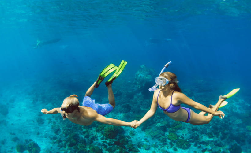Lombok: Private Snorkeling at 4 Gili Spots with GoPro Camera - First Stop: Blue Coral Reef – A Kaleidoscope Underwater