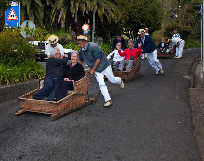 Madeira: Monte Toboggan + Old Town Tuk-Tuk Tour by MadTuk - The Thrill of the Traditional Toboggan Rides