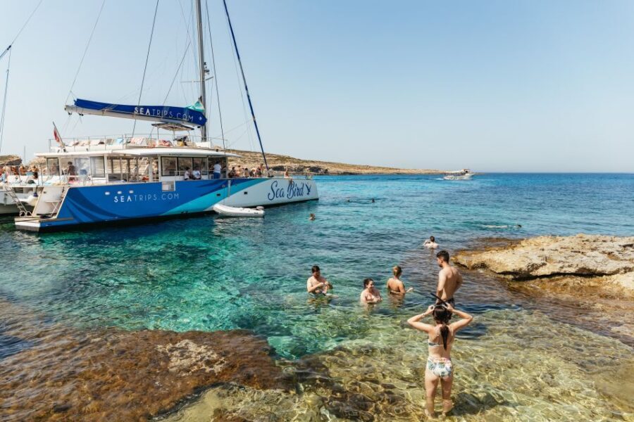 Malta: Blue Lagoon, Beaches & Bays Trip by Catamaran - The Itinerary Breakdown