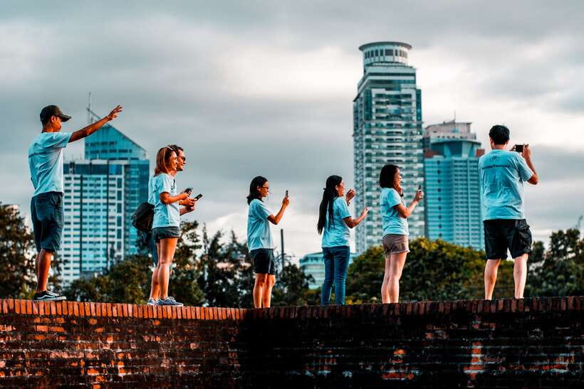 Manila: Intramuros Night Bamboo Bike Tour - Highlight: Manila Cathedral and Fort Santiago