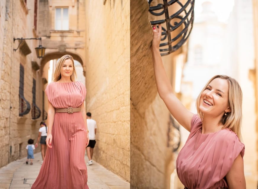 Mdina Professional Photoshoot 45 min over 70 digital Photos - The Breakdown: A Closer Look at the Itinerary