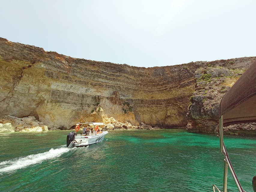 Mellieha: 1:00pm Speedboat round Comino Caves 2h Blue Lagoon - The Itinerary Breakdown